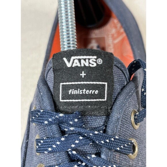 Vans Finisterre Collab Mens Size 12 Rare Low Blue Orange 721278 Skater - Picture 7 of 12